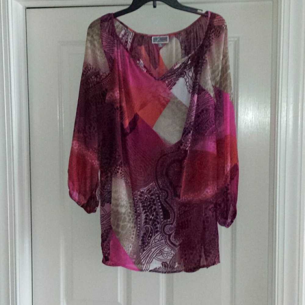 NWOT JM Collection blouse - Picture 4 of 8
